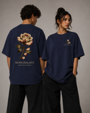 NONCHALANT Oversized T Shirt couple