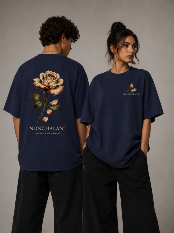 NONCHALANT Oversized T Shirt couple NONCHALANT Oversized T Shirt couple