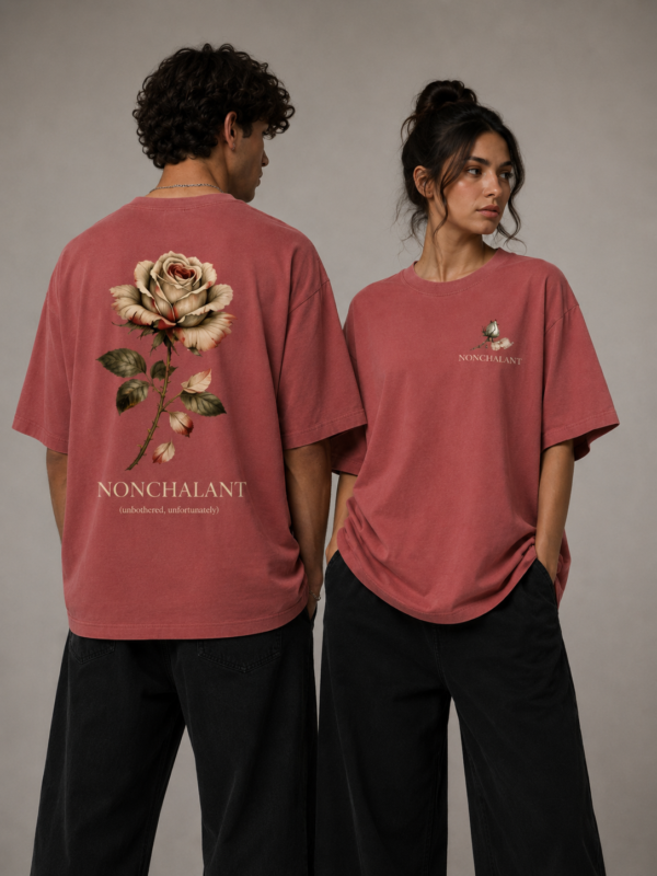 NONCHALANT Oversized T Shirt couple s NONCHALANT Oversized T Shirt couple s