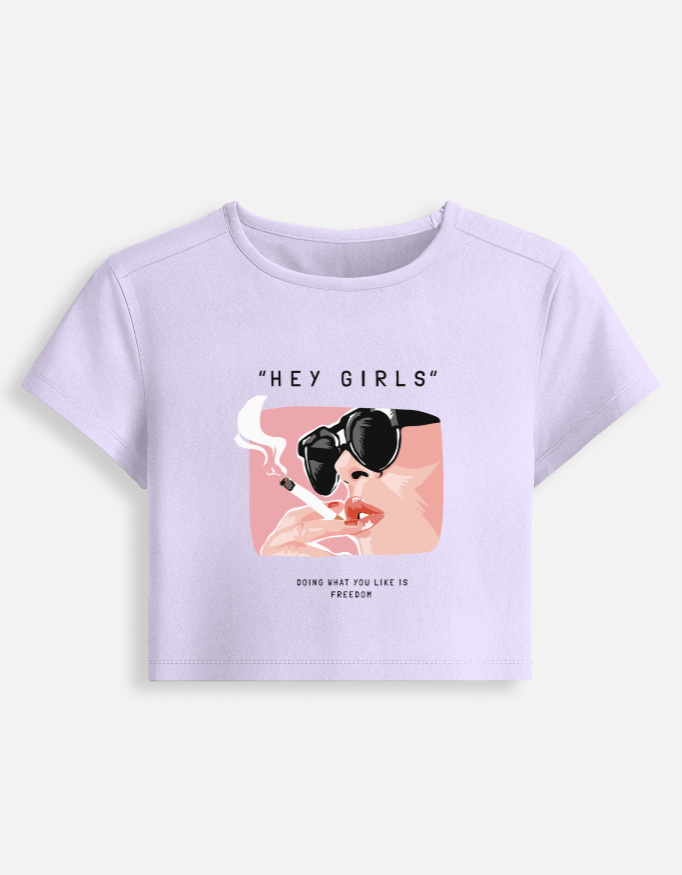 Hey Girls Baby Tee - Image 3