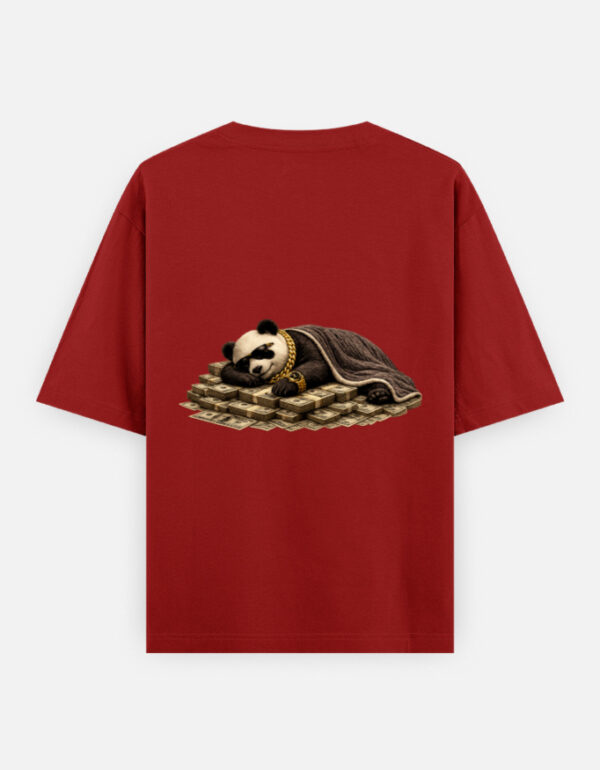 Sleeping Panda Unisex Oversized T-Shirt