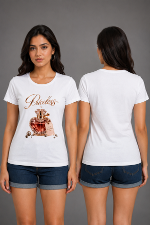 Priceless T Shirt Girls white