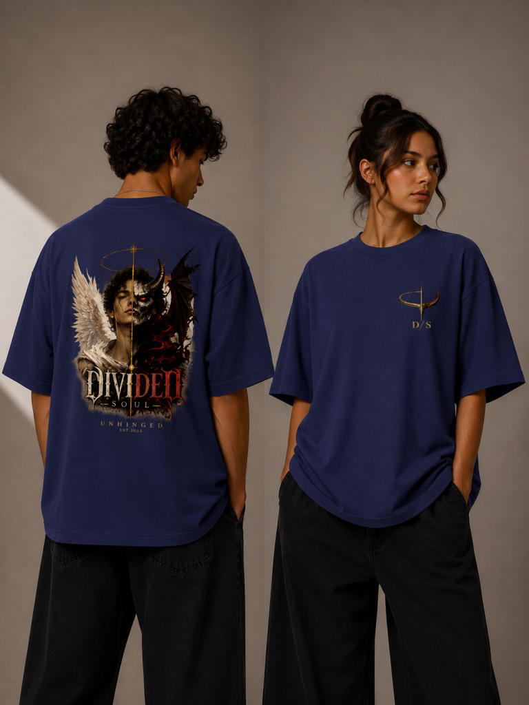 DIVIDED SOUL Unisex Oversized T-Shirt