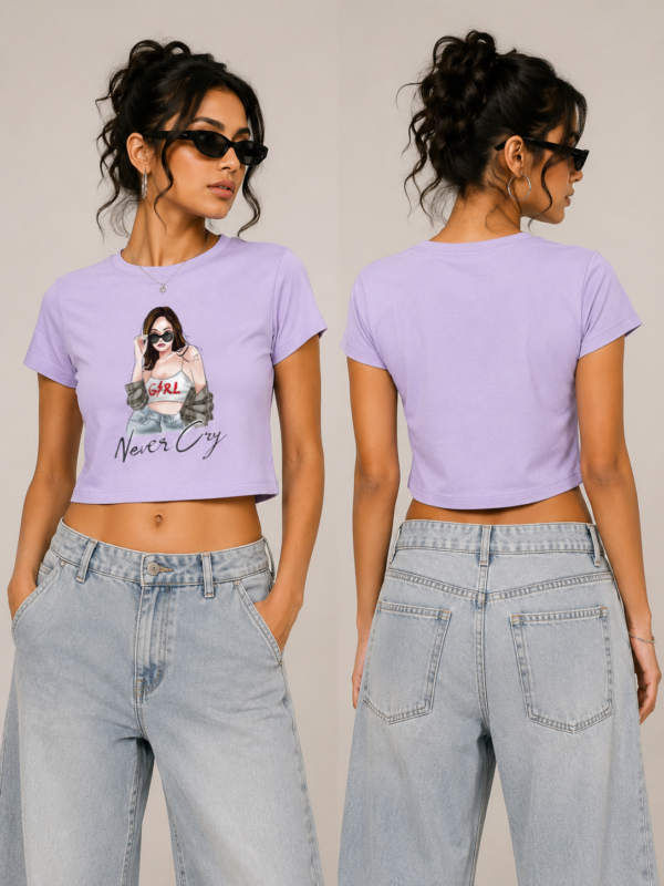 Girl Never Cry Girl Never Cry Baby Tee