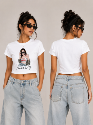 Girl Never Cry Baby Tee