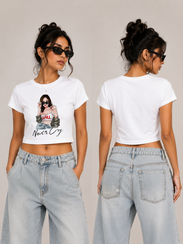 Girl Never Cry Girl Never Cry Baby Tee