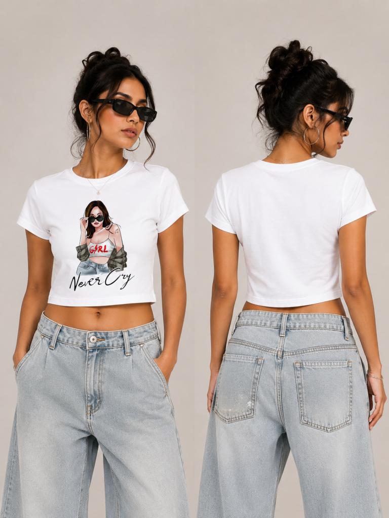 Girl Never Cry Baby Tee