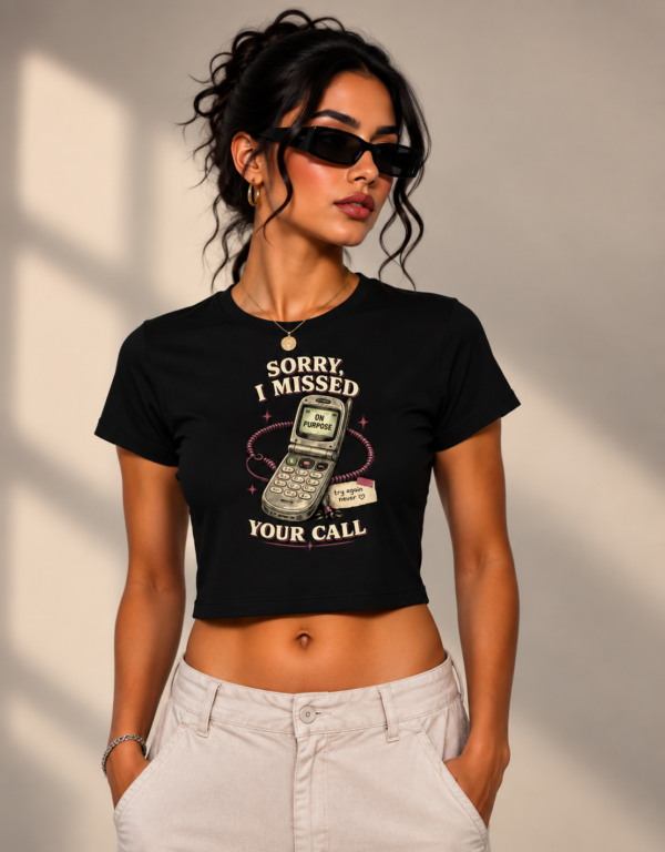 missed Missed Your Call Baby Tee