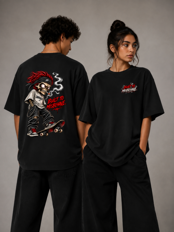 Built To Misbehave Unisex Oversized Classic T-Shirt